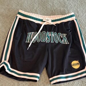 Black and Green Men's Shorts
